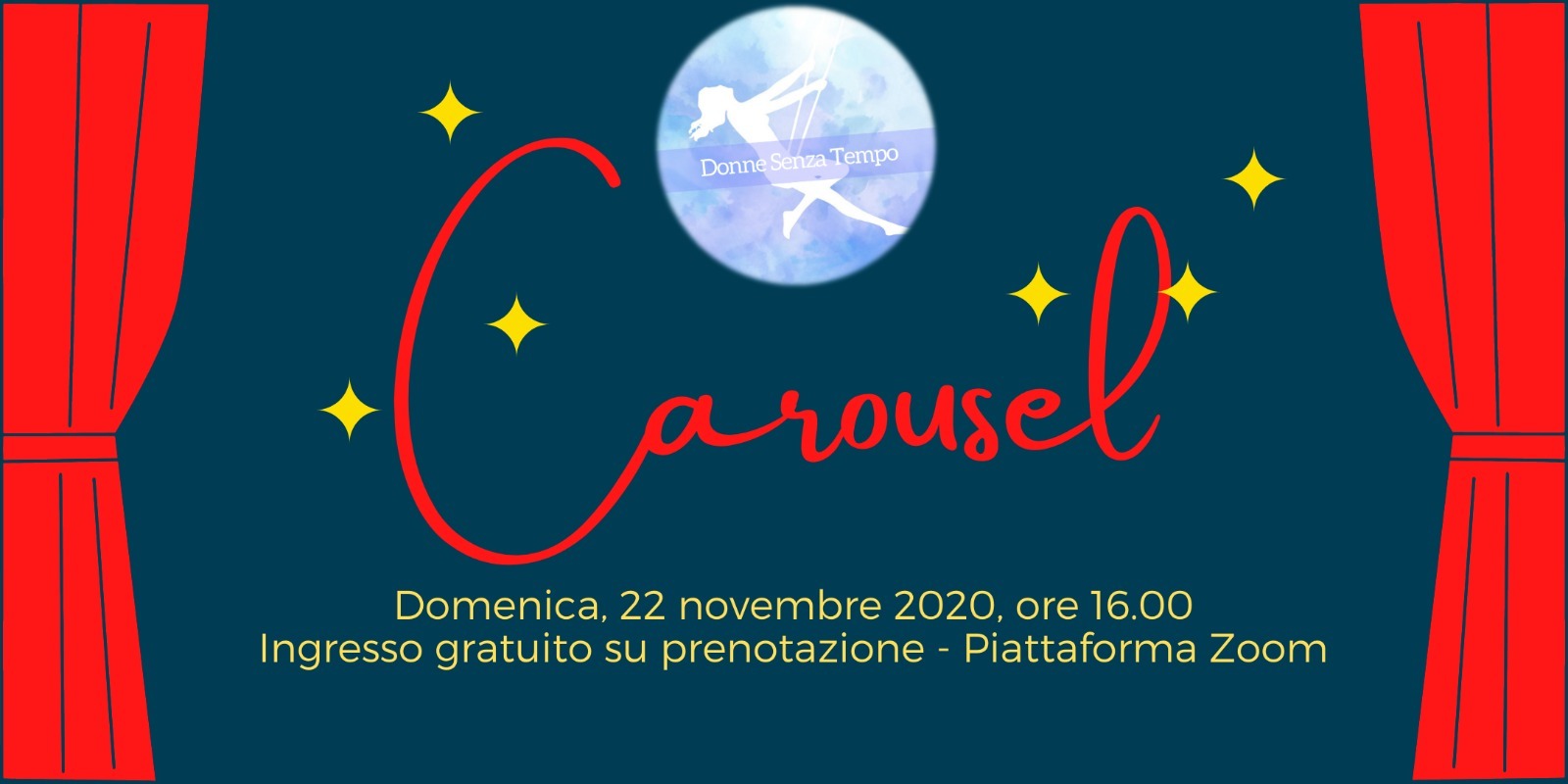 Sapete che il teatro può arrivare a casa vostra?! Domenica 22 Novembre non perdete Carousel!!